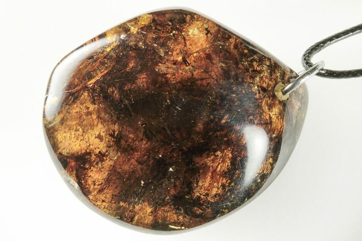 Polished Chiapas Amber ( grams) Necklace - Mexico #197920